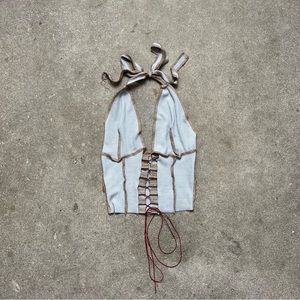 Halter Adjustable Crop Top 🥀✨